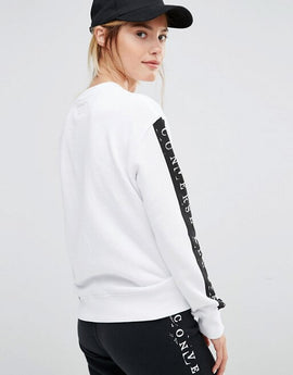 Sweatshirt mit Ziersaum